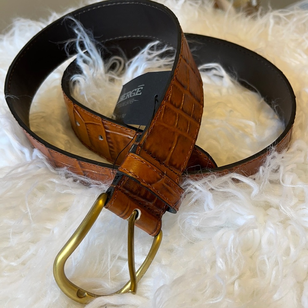 Tan Leather Belt NWT
